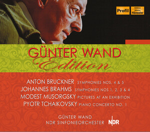 Gunter Wand Edition: Works by Bruckner, Brahms, Mussorgsky, etc