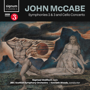 Cover: McCabe: Symphony No.2, Symphony No.3, and Cello Concerto