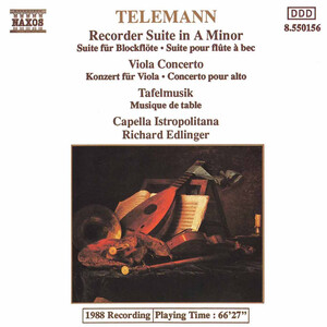 Georg Philipp Telemann - Suite in A- for Recorder and Strings