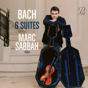 Cover: J.S. Bach: Cello Suites Nos.1-6, BWV1007-1012 (arranged for viola by Marc Sabbah)